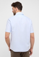 COMFORT FIT Linen Shirt in pastelblå vlakte