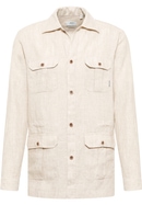 MODERN FIT Shirt in crème vlakte