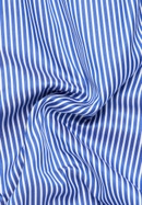COMFORT FIT Hemd in royal blau gestreift