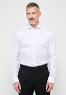 SUPER SLIM Luxury Shirt blanc uni