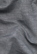 SLIM FIT Linen Shirt in black plain