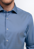 SLIM FIT Performance Shirt in blue plain