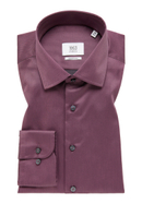 MODERN FIT Luxury Shirt in rosenholz unifarben