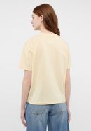 Shirt in yellow printed