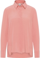 shirt-blouse in coral plain