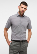 MODERN FIT Shirt in graphite structured