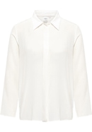 shirt-blouse in white plain