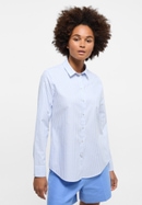 Oxford Shirt Blouse in lyseblå gestreept