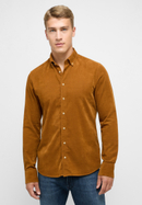 SLIM FIT Shirt in camel plain