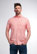 REGULAR FIT Shirt in peach plain