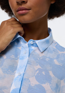Blouse in light blue printed