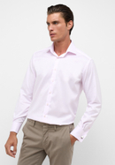 COMFORT FIT Luxury Shirt in rosa unifarben