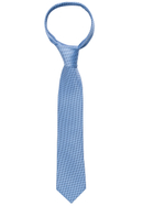 Krawatte in hellblau strukturiert