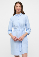 Linen Shirt in hellblau unifarben