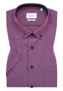 MODERN FIT Shirt in sunset red checkered