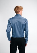SLIM FIT Soft Luxury Shirt in blauwgroen vlakte