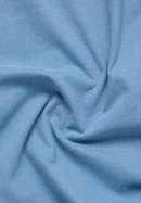 Shirt in blauw vlakte