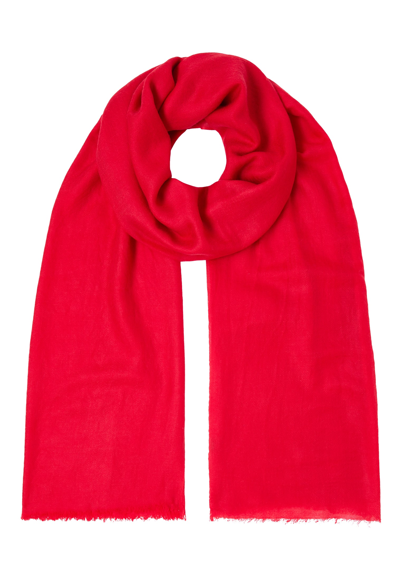Scarf in red plain