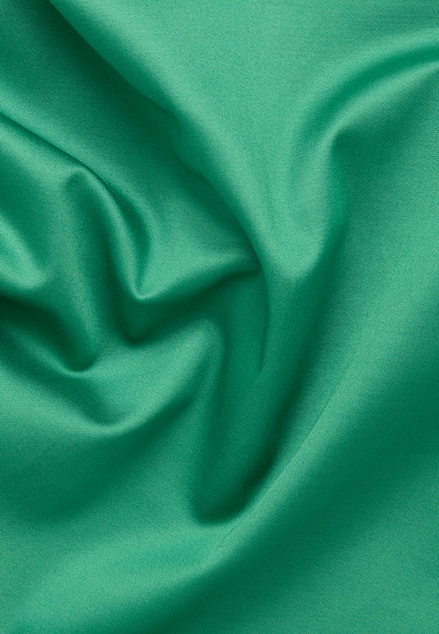 Satin Shirt Blouse in light green plain