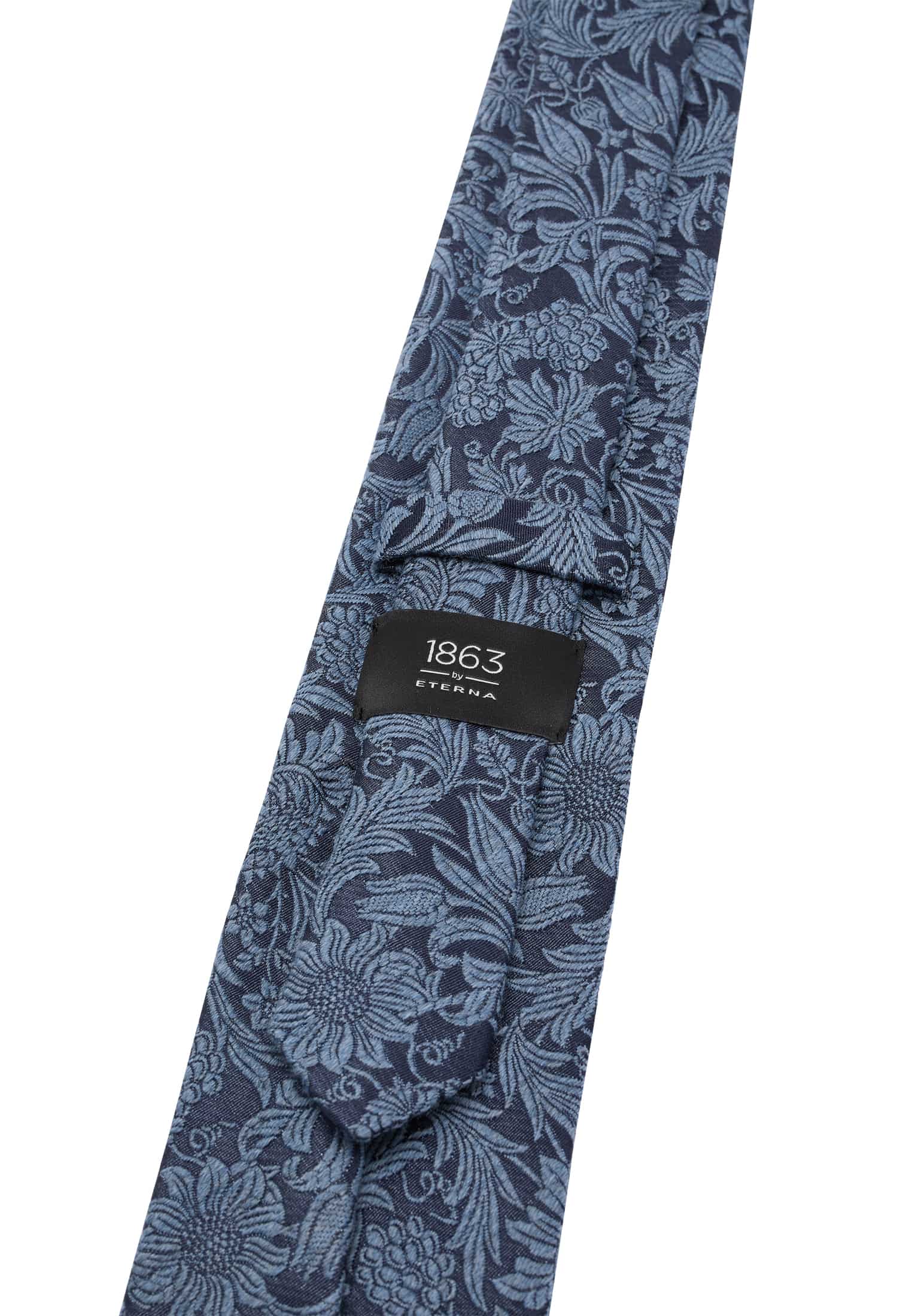 Krawatte in dunkelblau gemustert