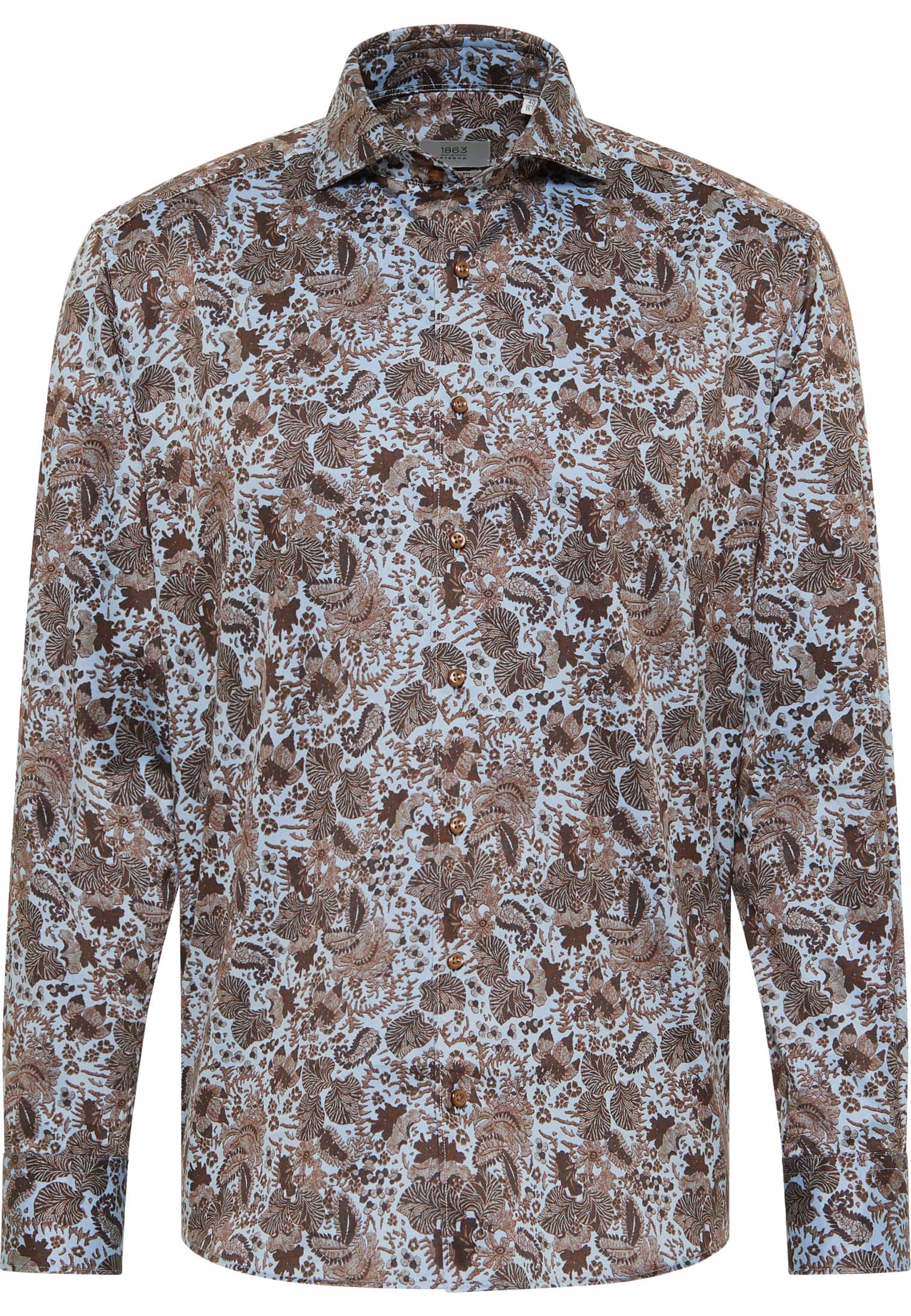 ETERNA bedrucktes Soft Tailoring Hemd COMFORT FIT