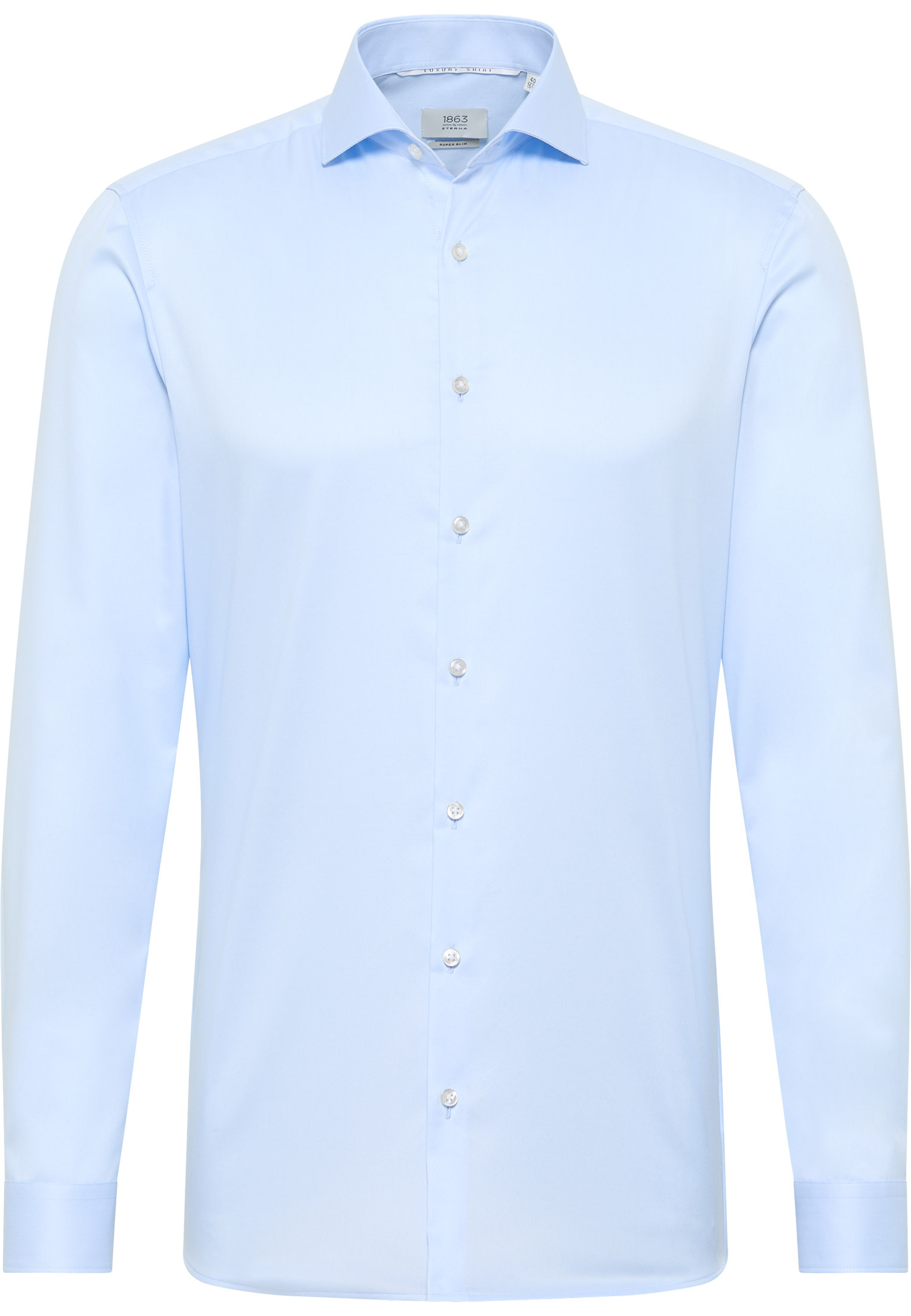 SUPER SLIM Luxury Shirt bleu clair uni
