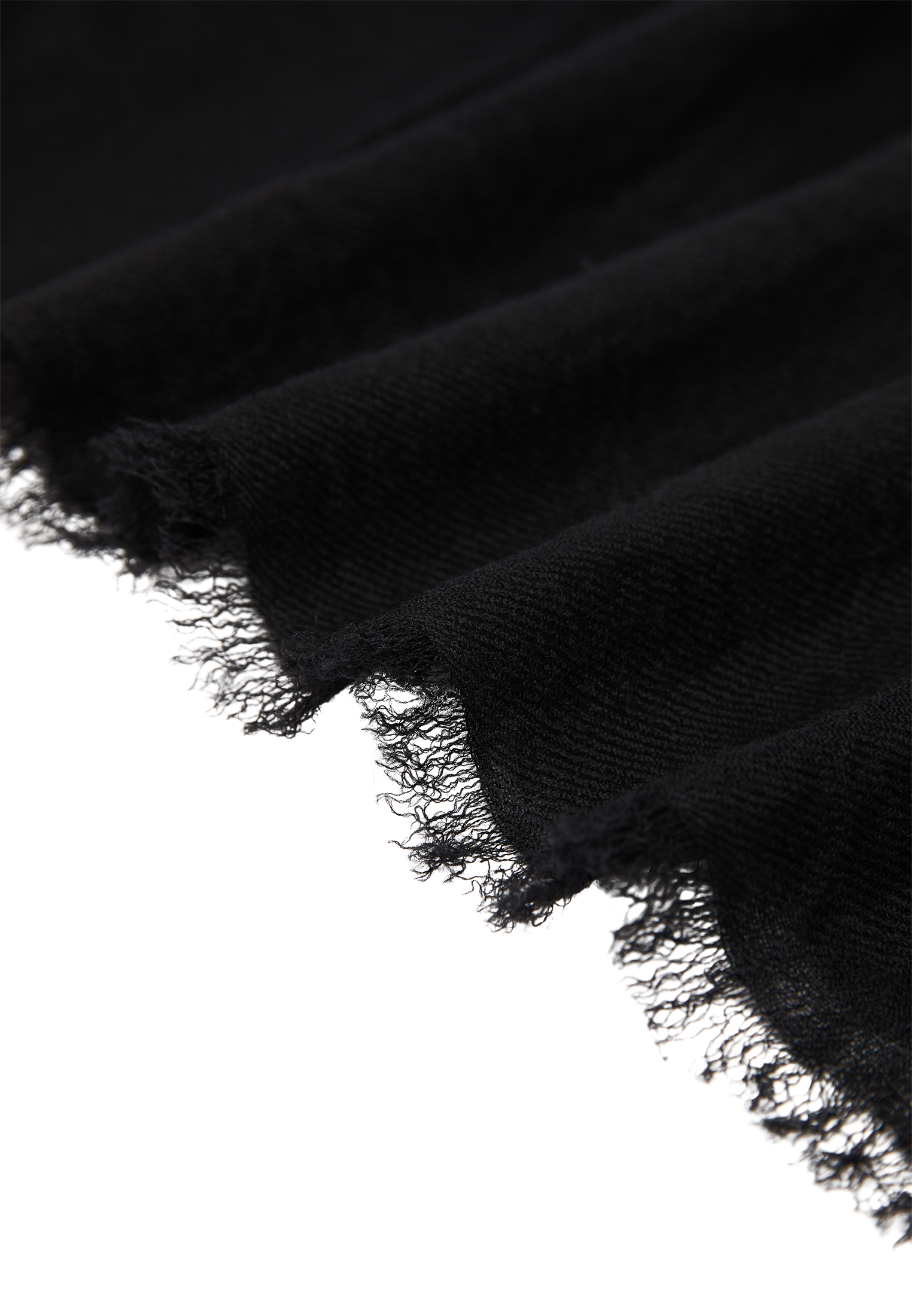 Schal in schwarz unifarben