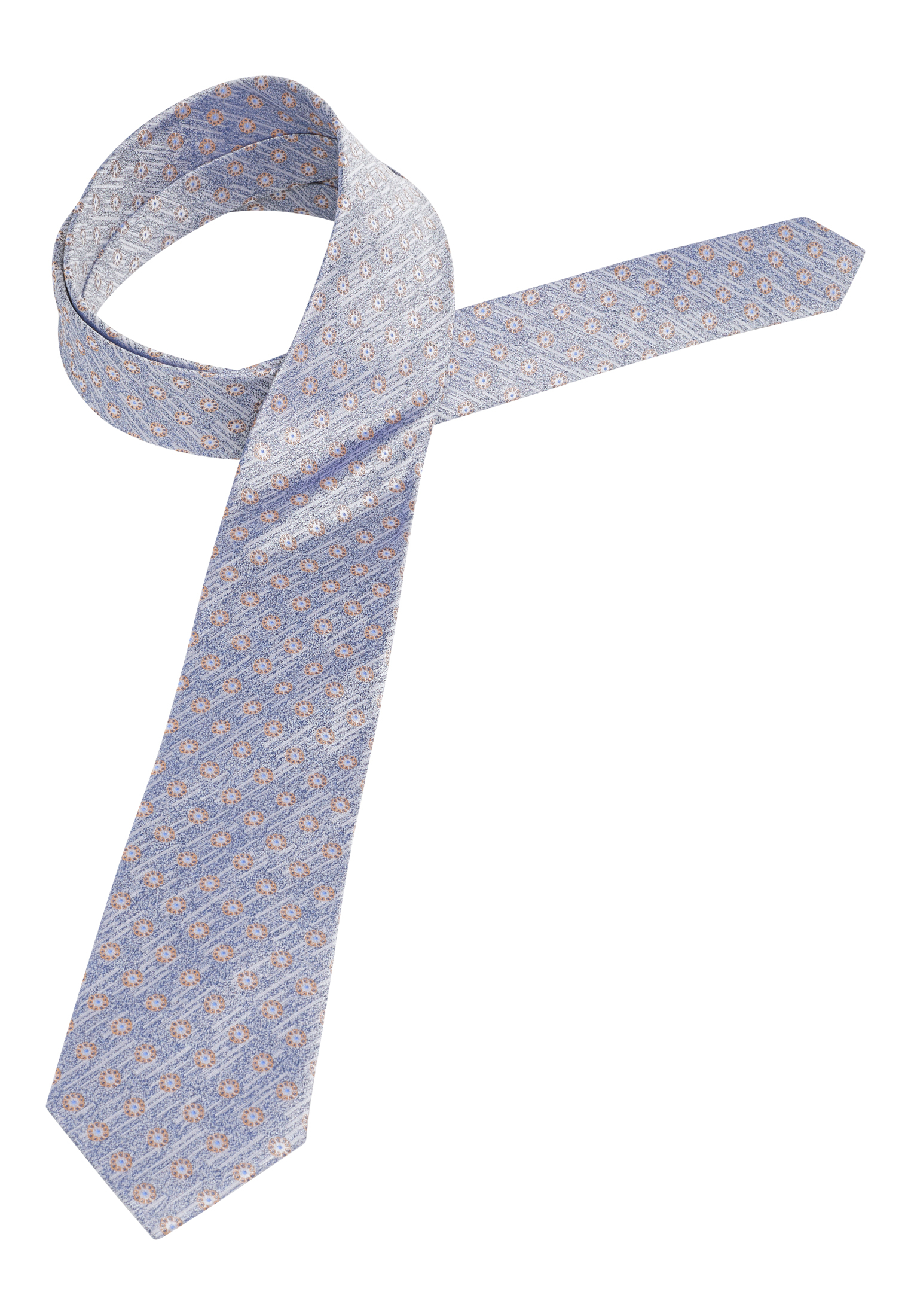 Krawatte in navy/orange gemustert | navy/orange | 142 | 1AC01963-81-93-142