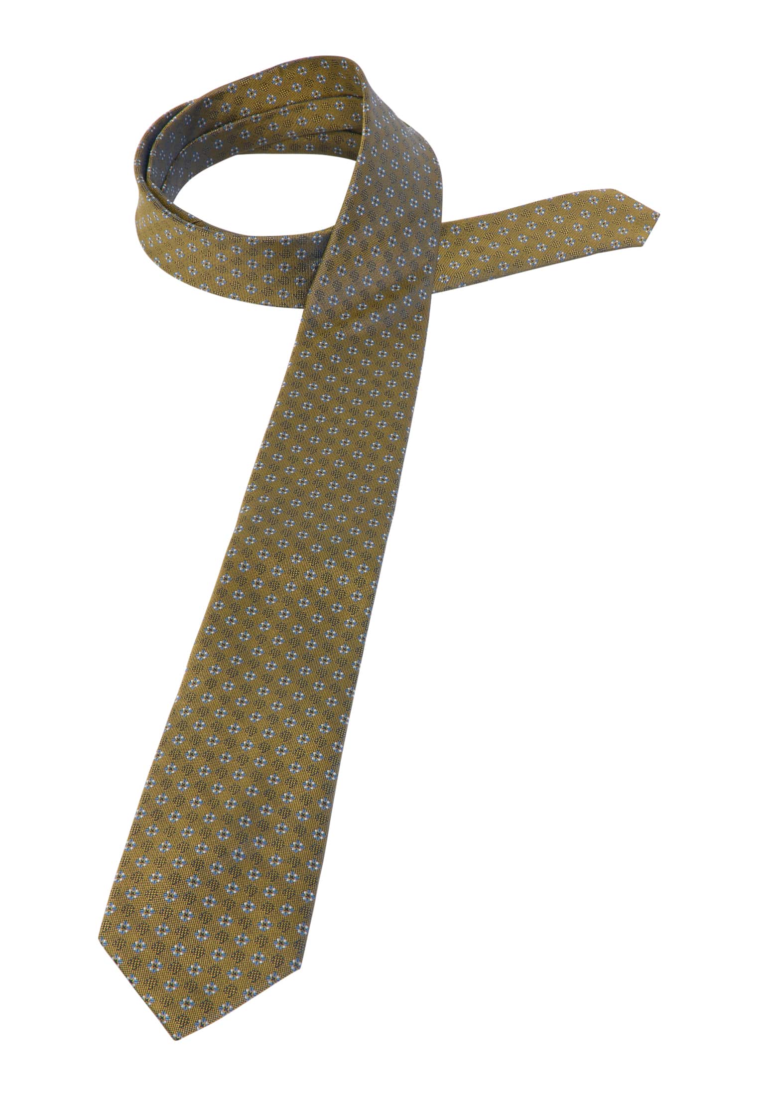 Krawatte in ocker gemustert | ocker | 142 | 1AC01899-07-34-142