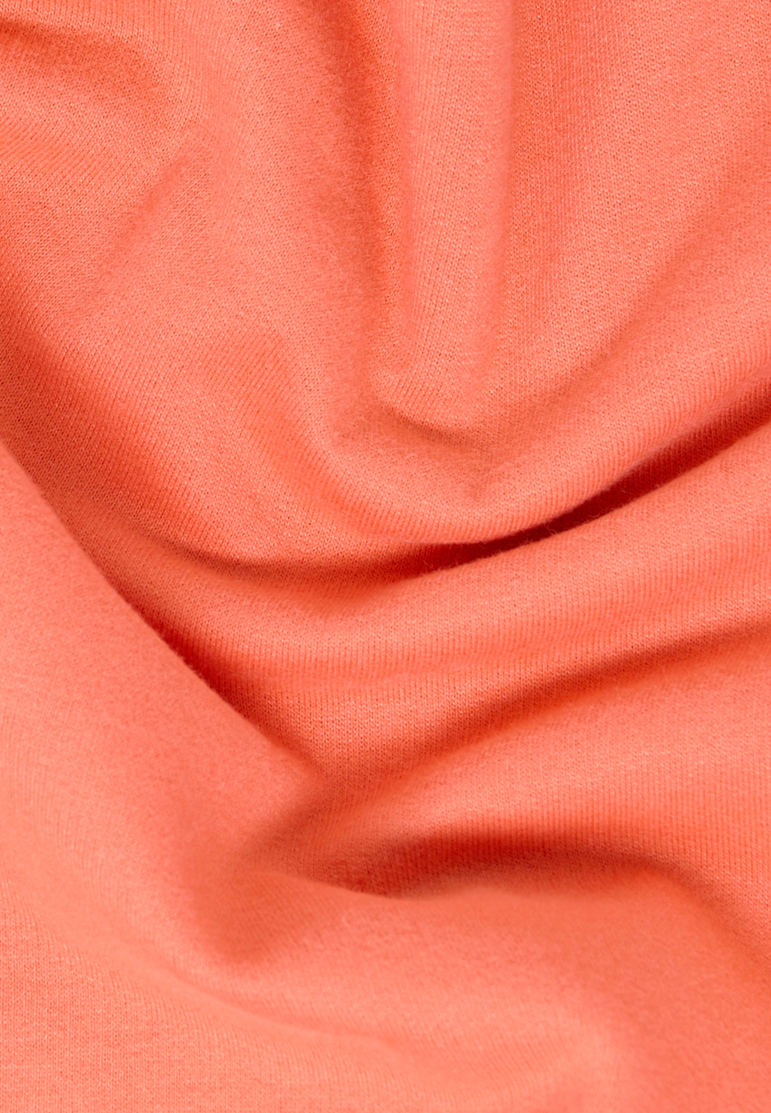 Strick Pullover in mandarine unifarben