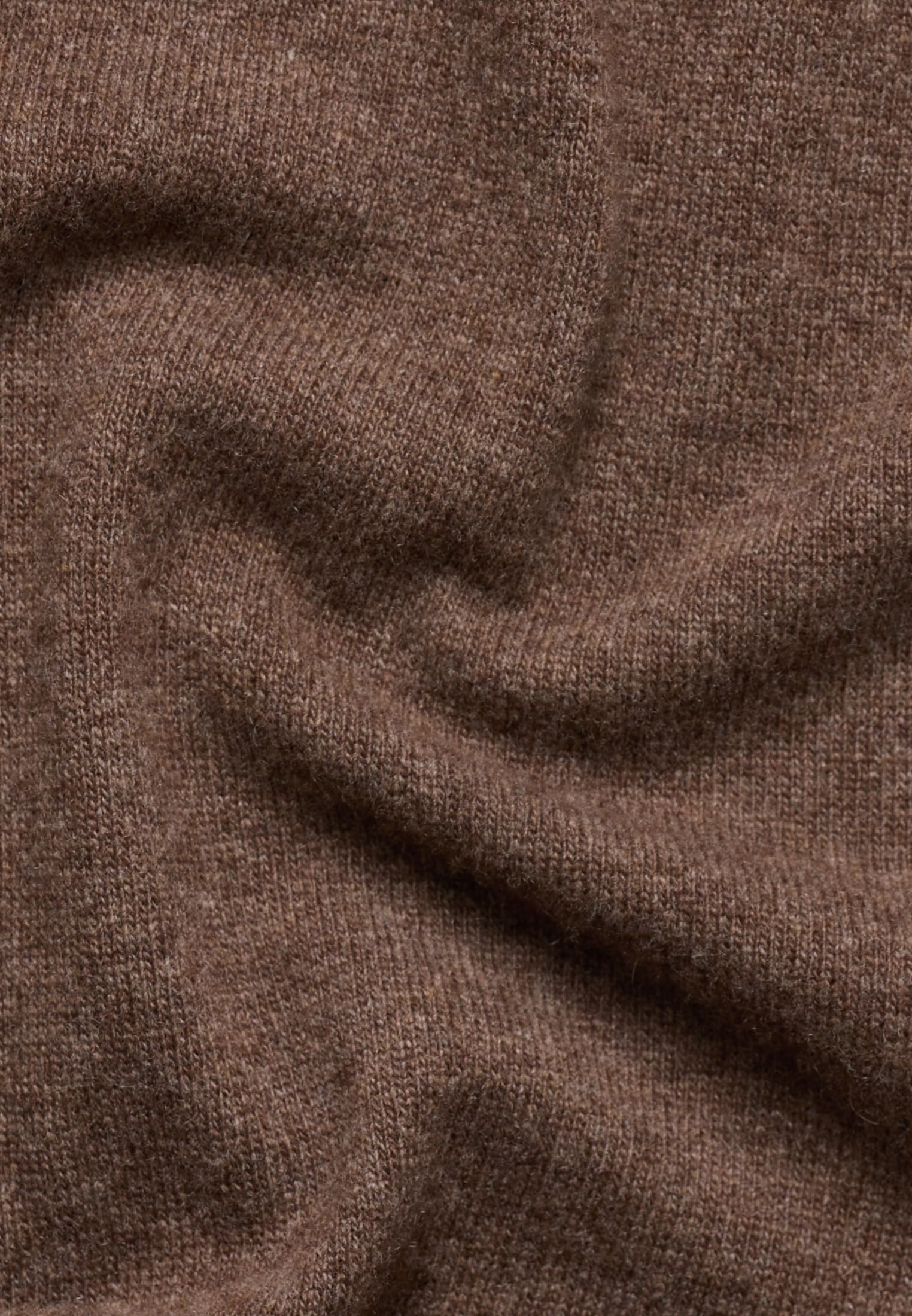 Knitted cardigan in dark brown plain | dark brown | 2XL | 2KN00093-02-92-2XL
