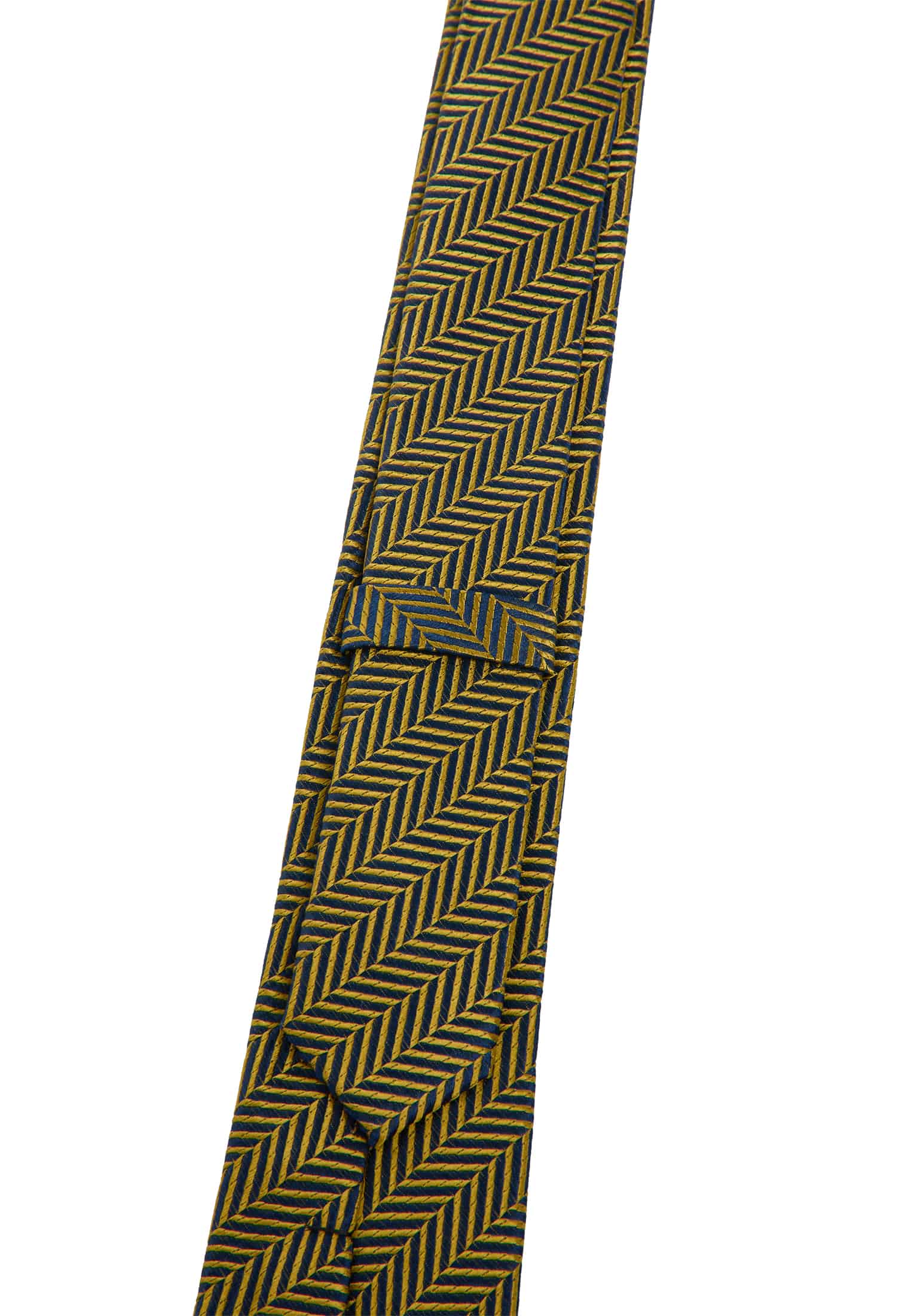 Krawatte in gelb gemustert