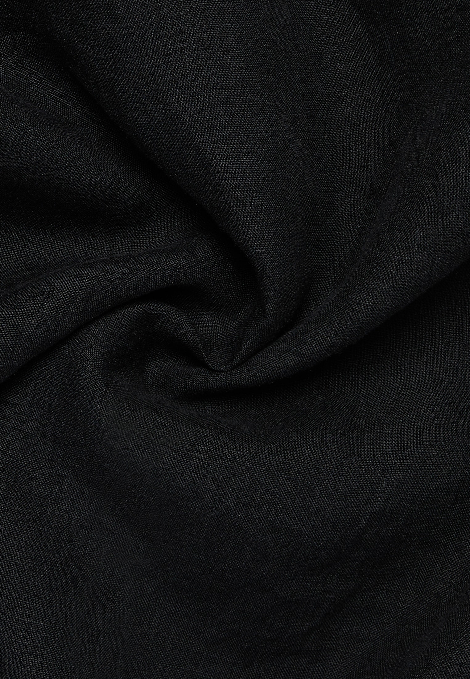 overhemdblouse in zwart vlakte