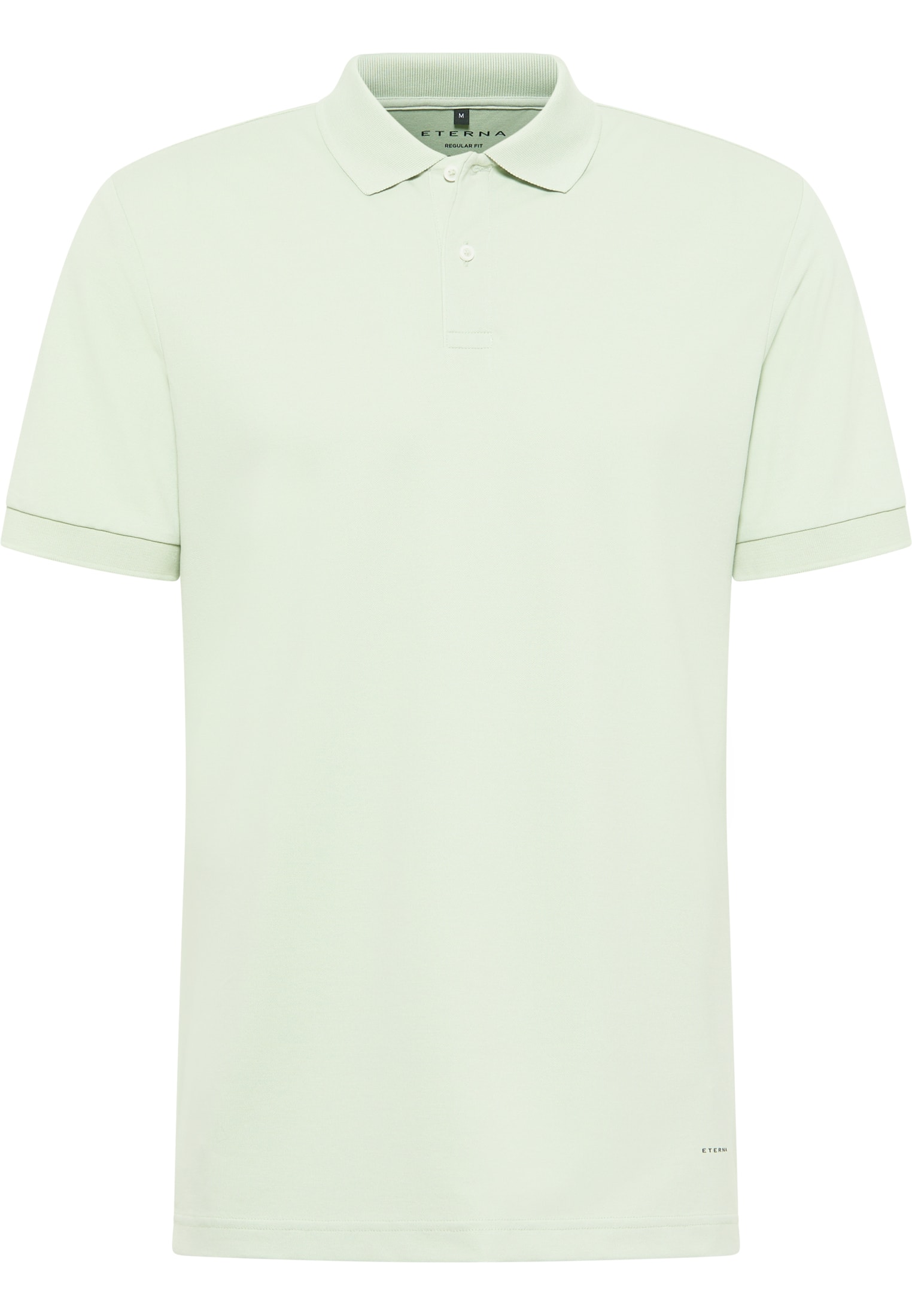 REGULAR FIT Polo shirt in olive plain