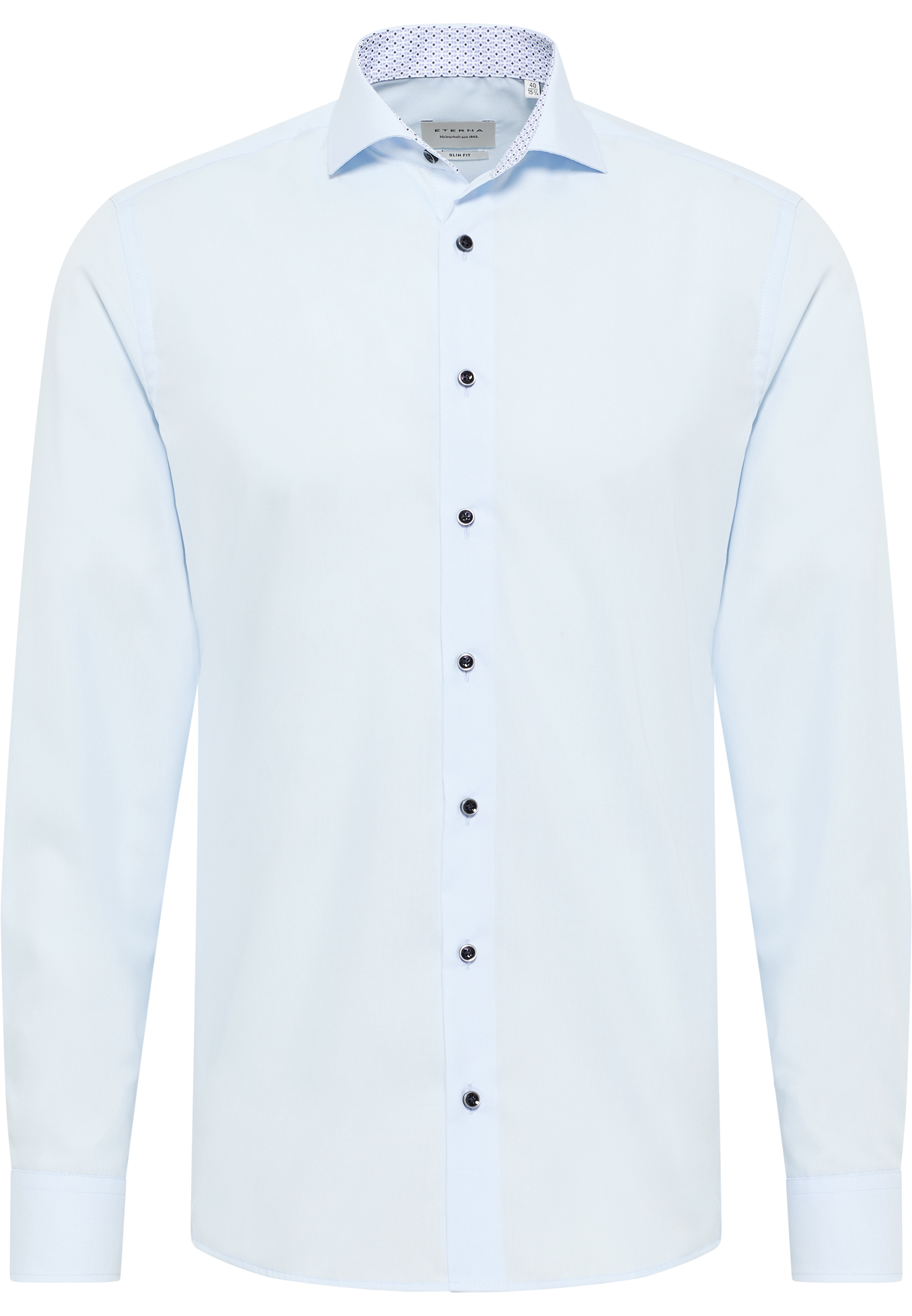 SLIM FIT Original Shirt in himmelblau unifarben