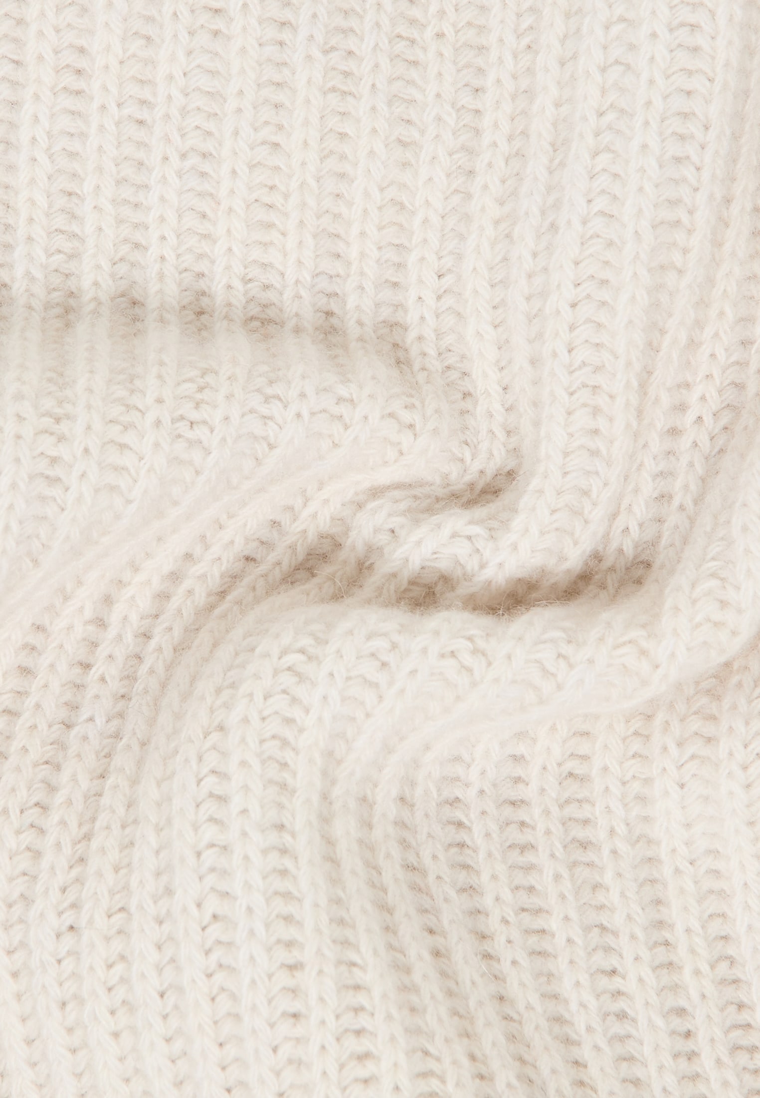 Gebreide pullover in bruin vlakte