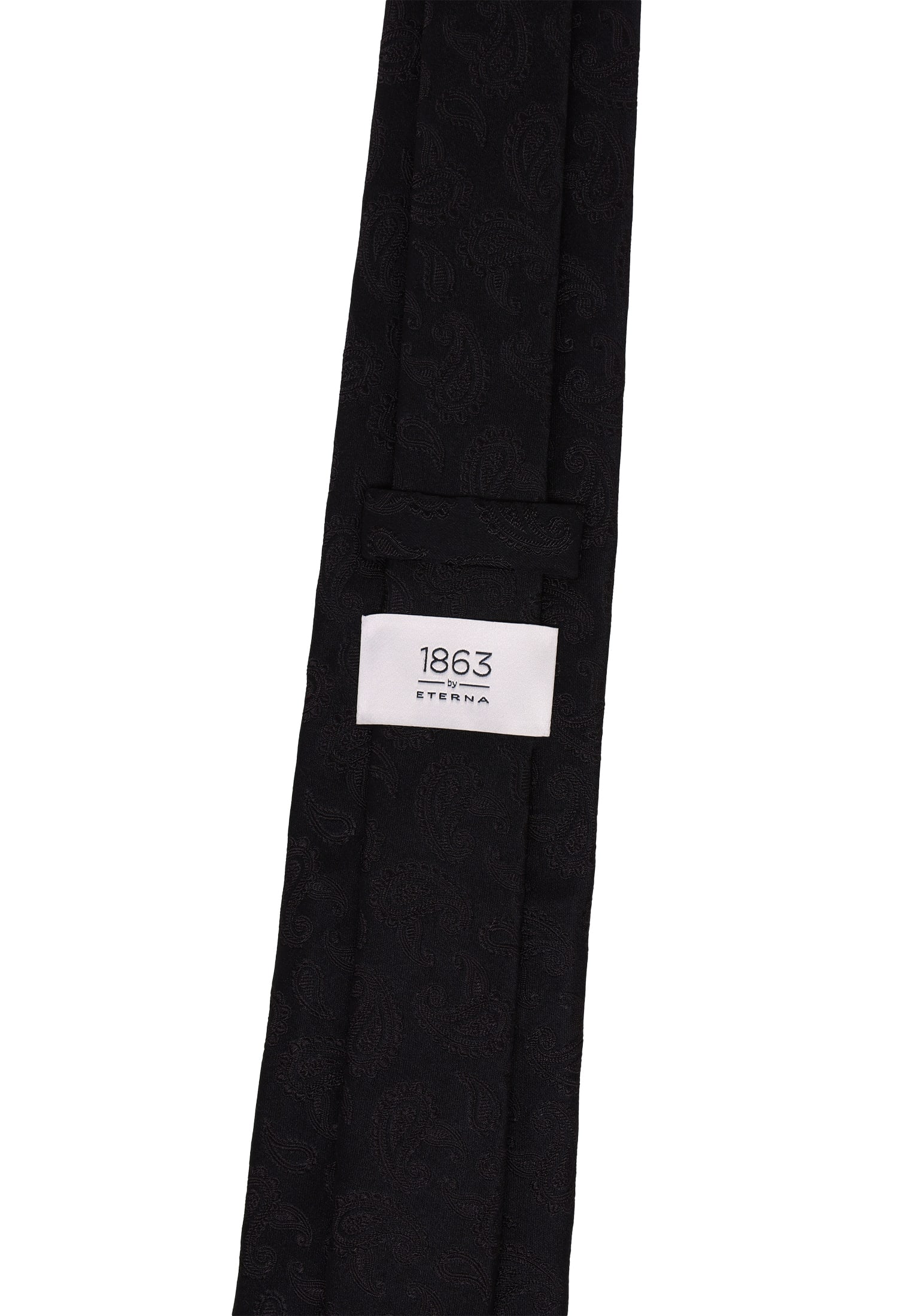 Krawatte in schwarz gemustert | schwarz | 142 | 1AC02044-03-91-142