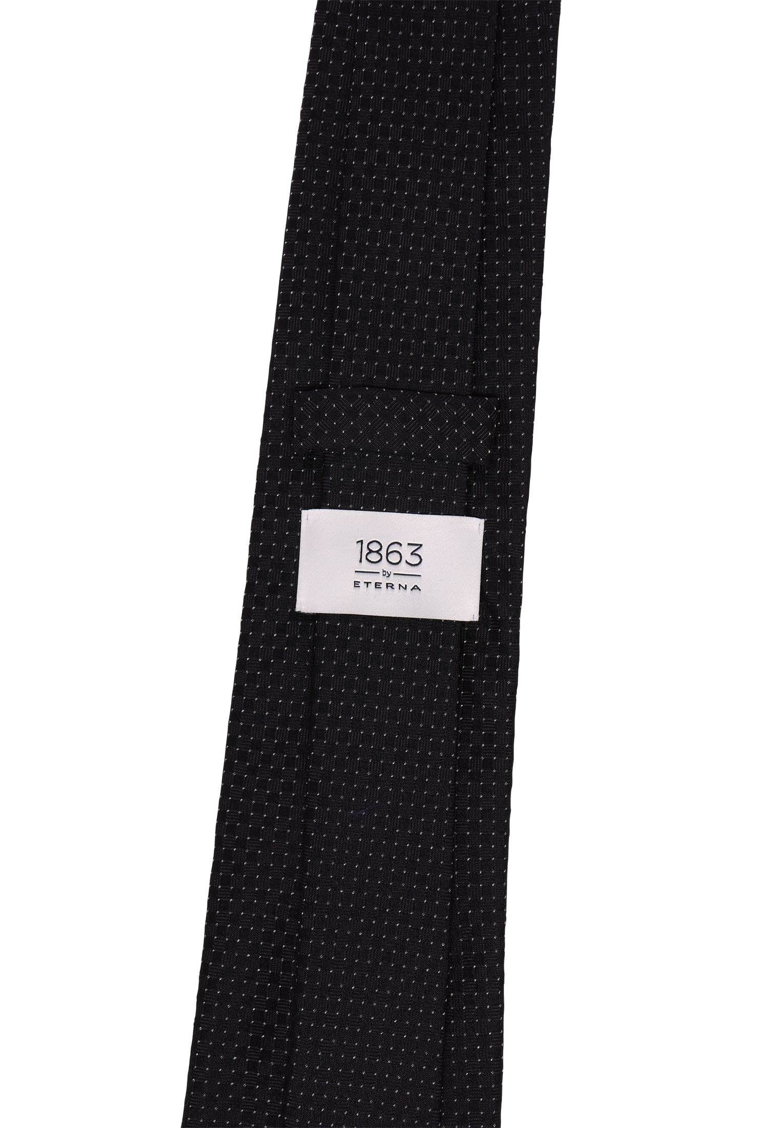 Krawatte in schwarz kariert