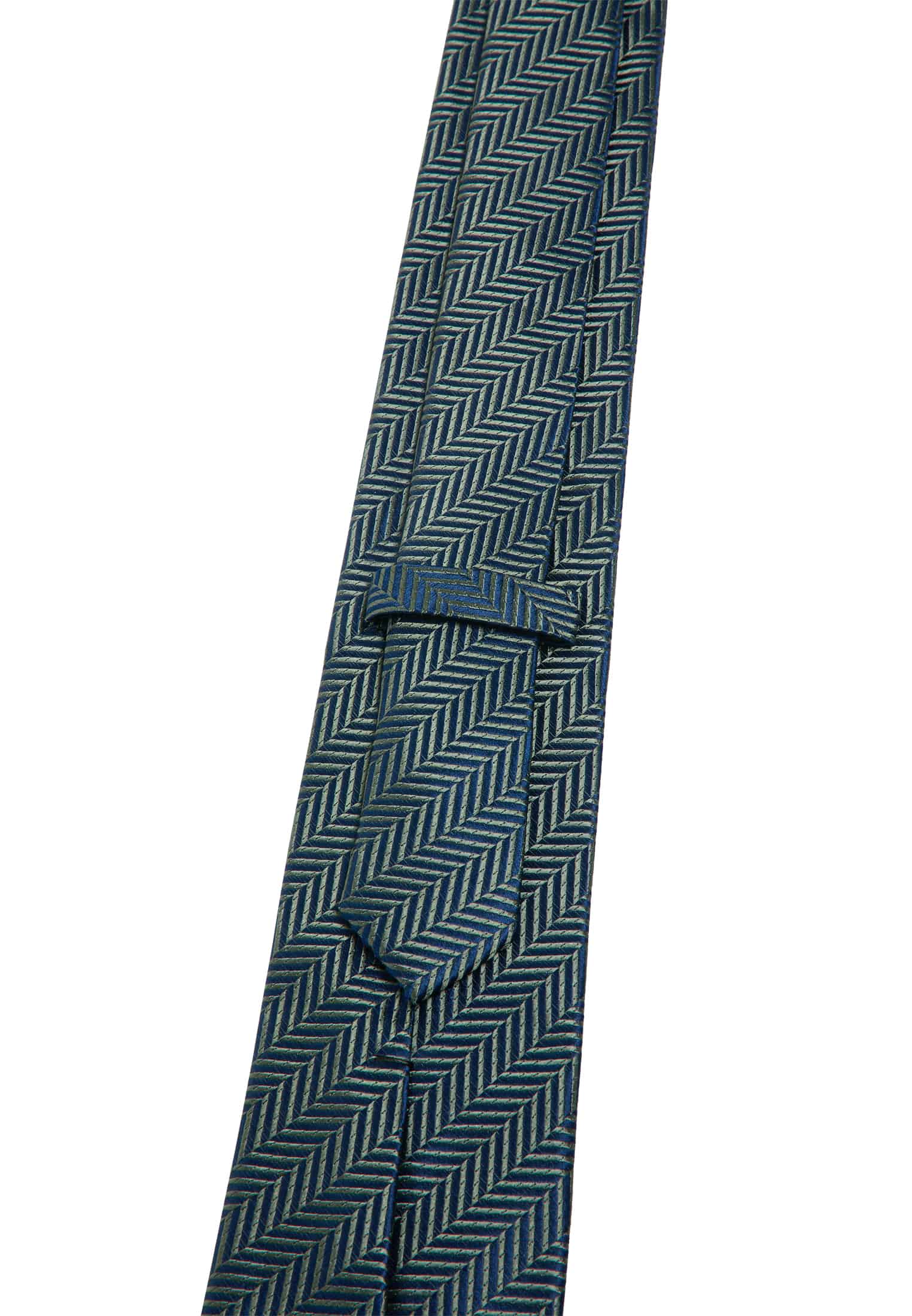 Tie in green patterned