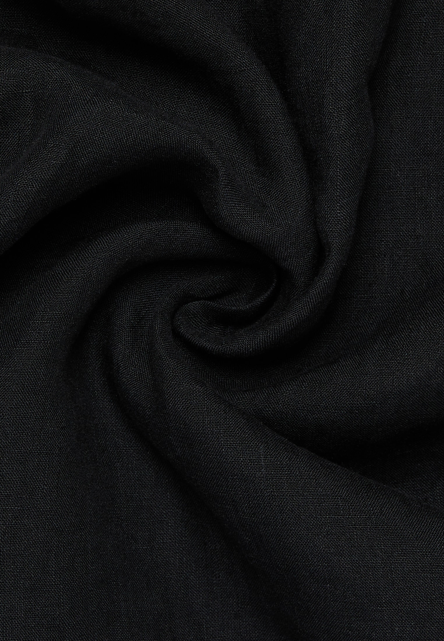 Blusenkleid in schwarz unifarben