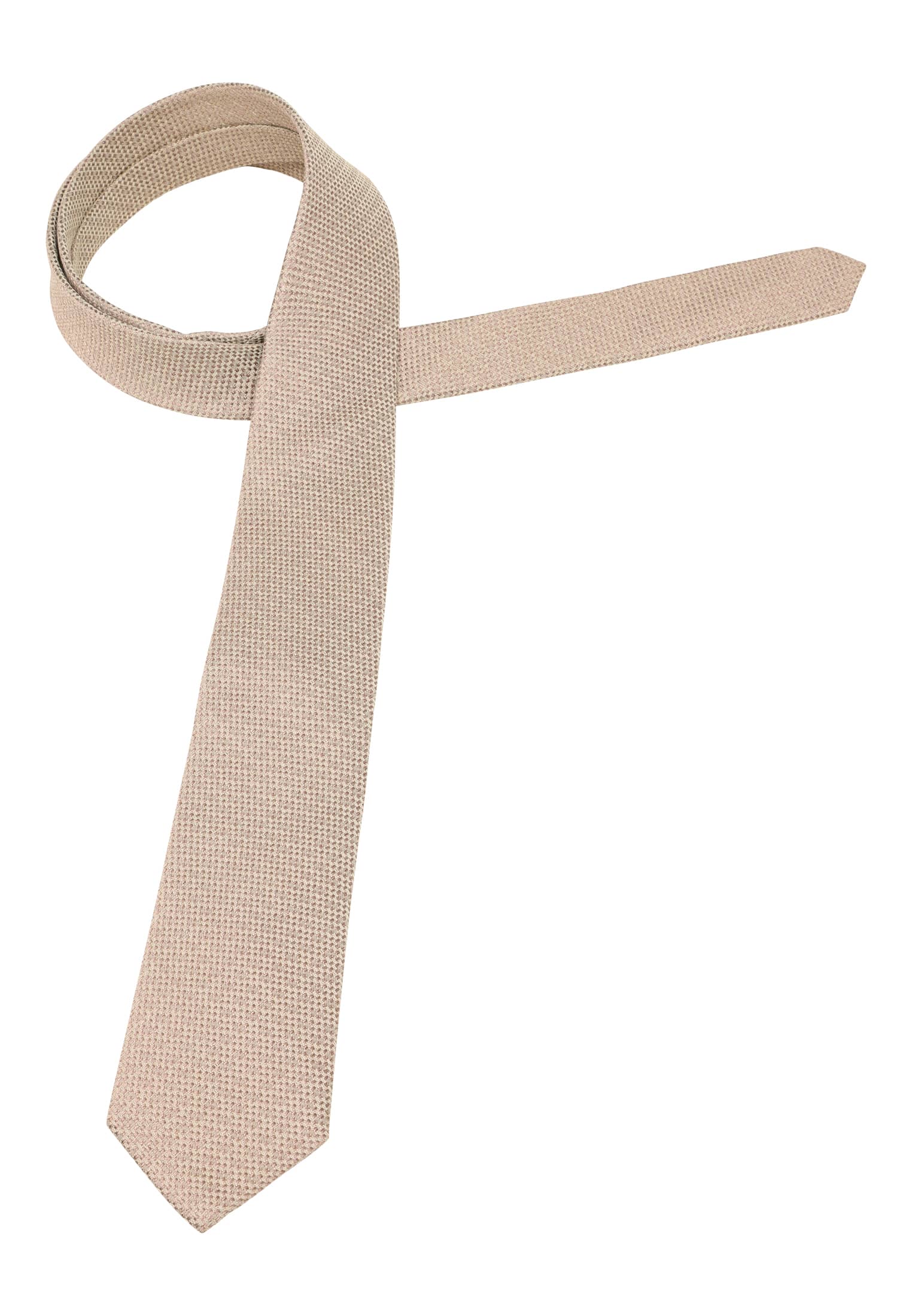 Krawatte in beige strukturiert | beige | 142 | 1AC02039-02-01-142 | Breite Krawatten
