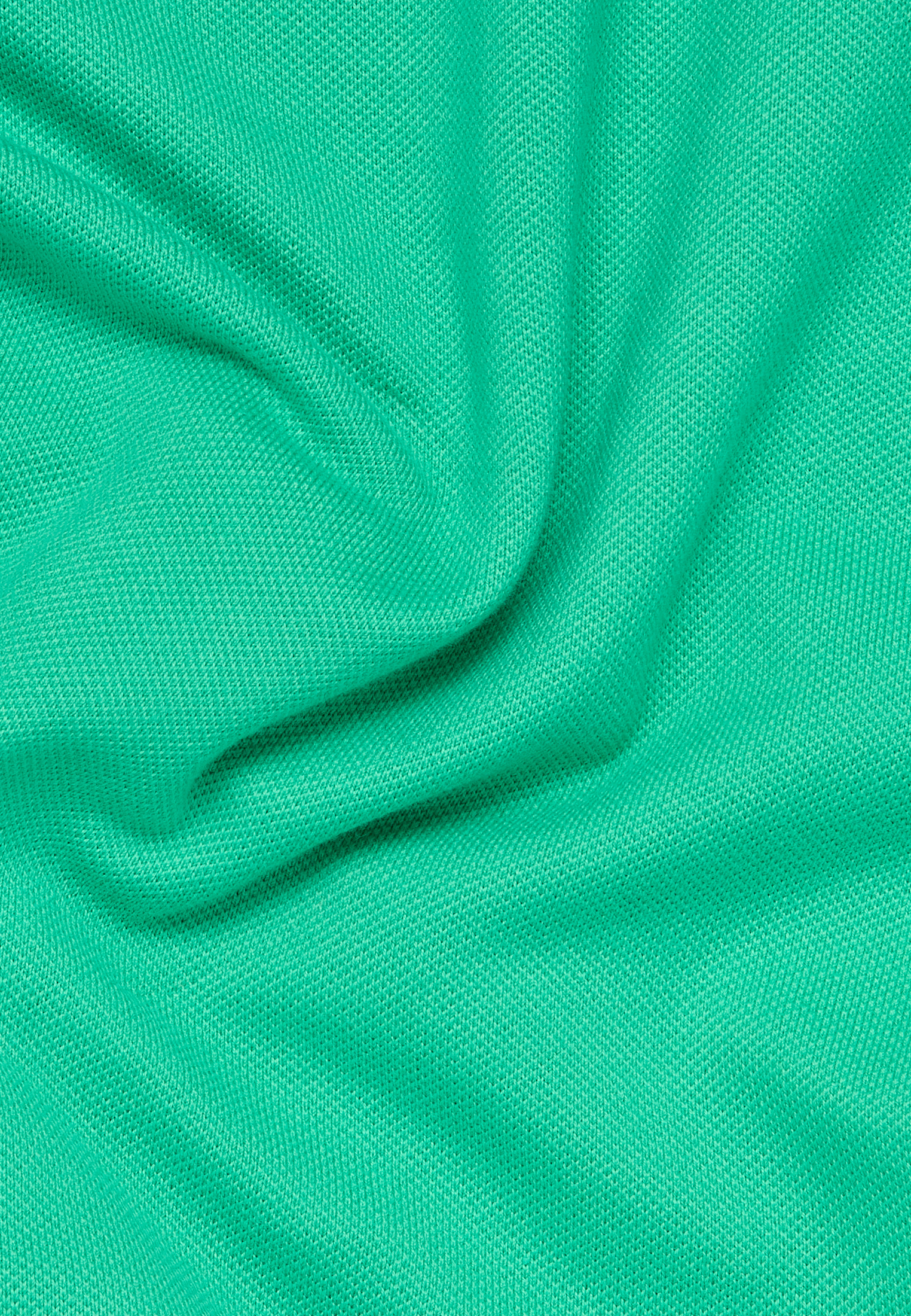 Poloshirt in groen vlakte