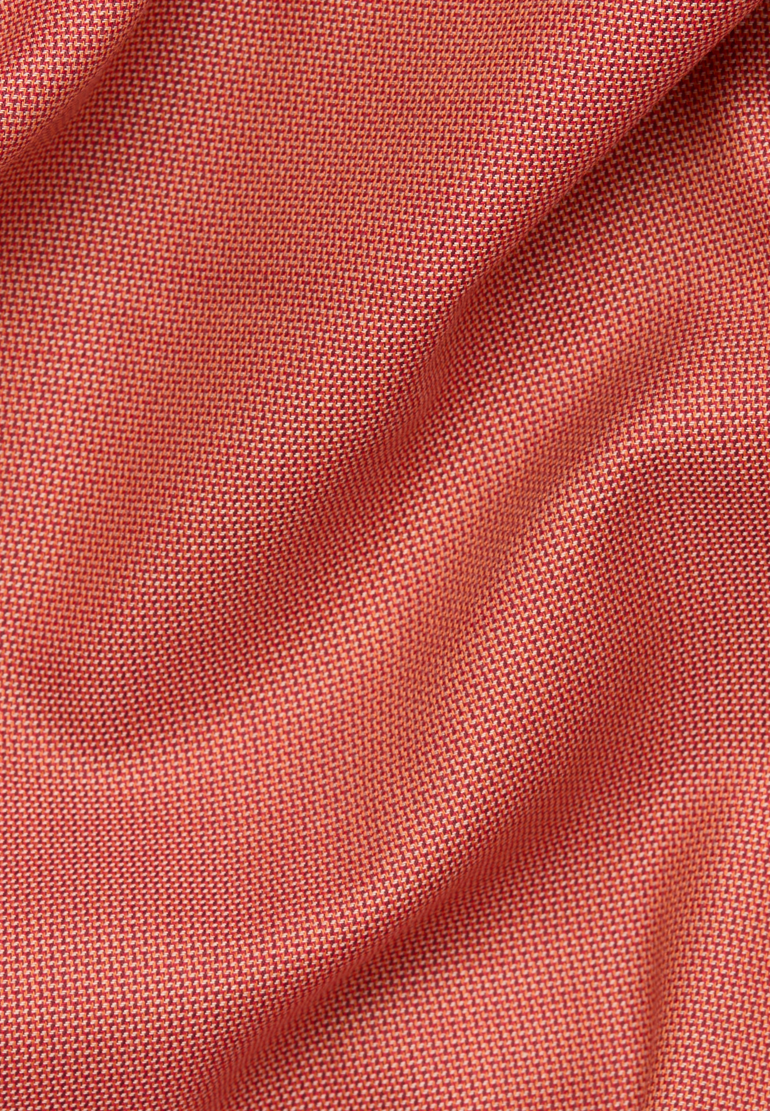 COMFORT FIT Hemd in rusty red strukturiert | rusty red | 45 | Kurzarm |  1SH11838-05-63-45-1/2