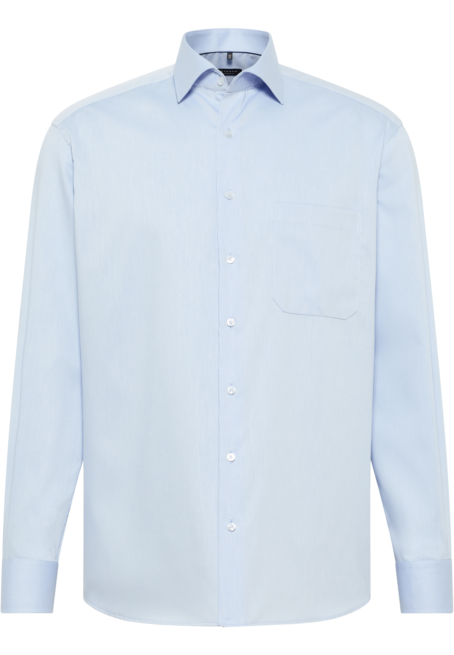 COMFORT FIT Shirt in sky blue plain