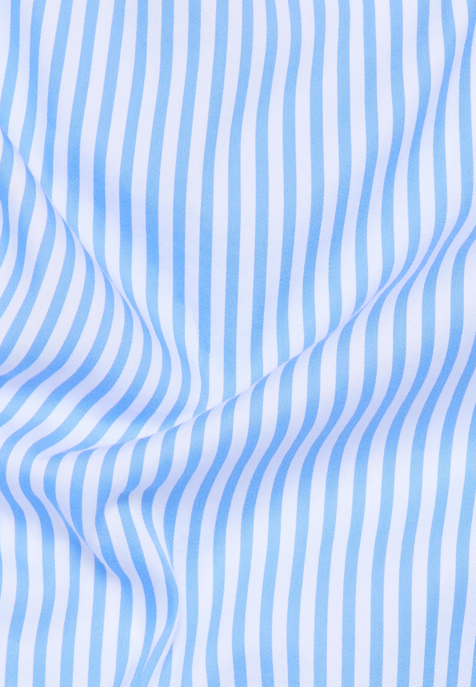 overhemdblouse in blauw gestreept
