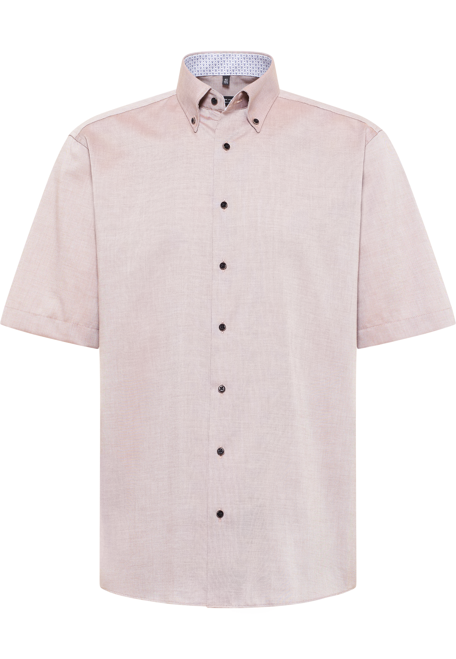 ETERNA plain Oxford short-sleeved shirt COMFORT FIT