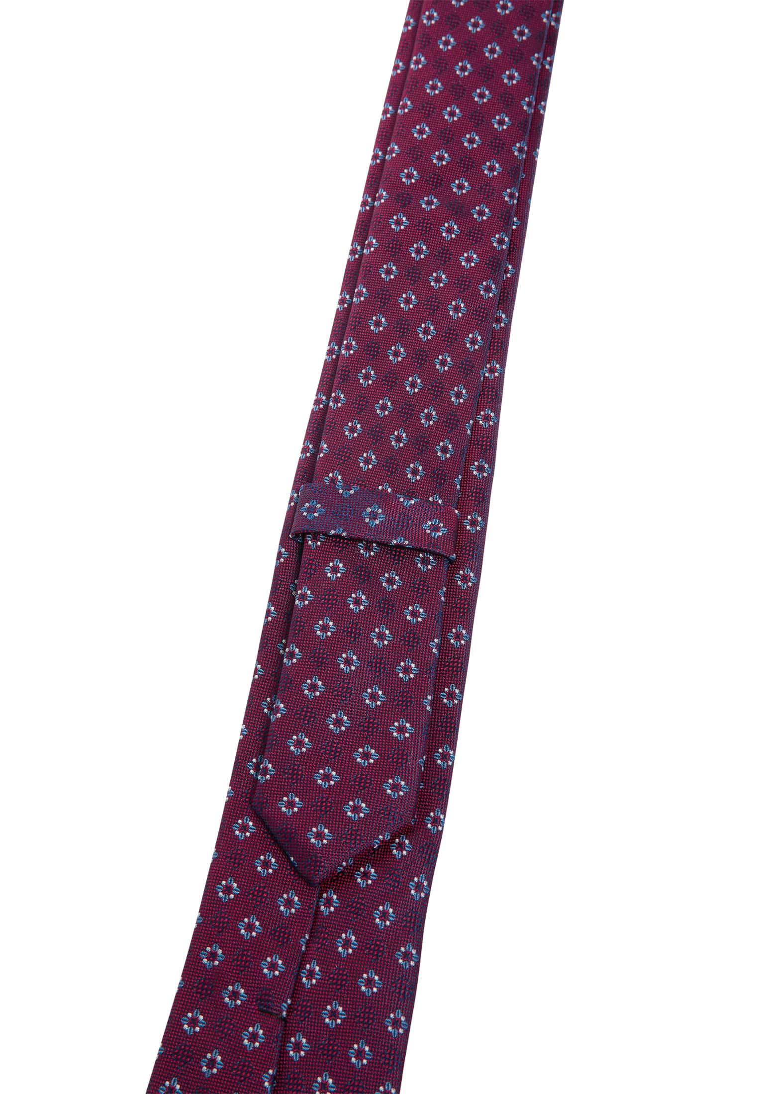 Krawatte in berry gemustert | | | 142 berry 1AC01925-05-72-142