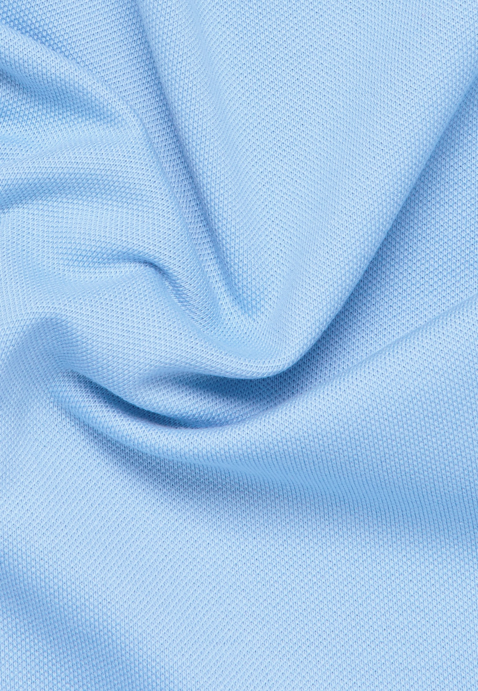 Poloshirt in hellblau unifarben