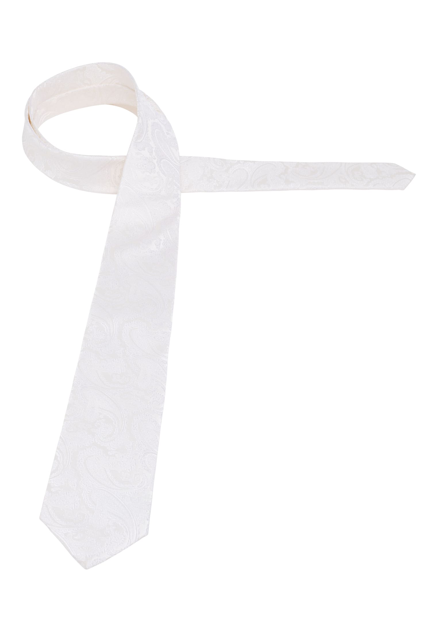 Krawatte in weiß gemustert | weiß | 142 | 1AC01984-00-01-142