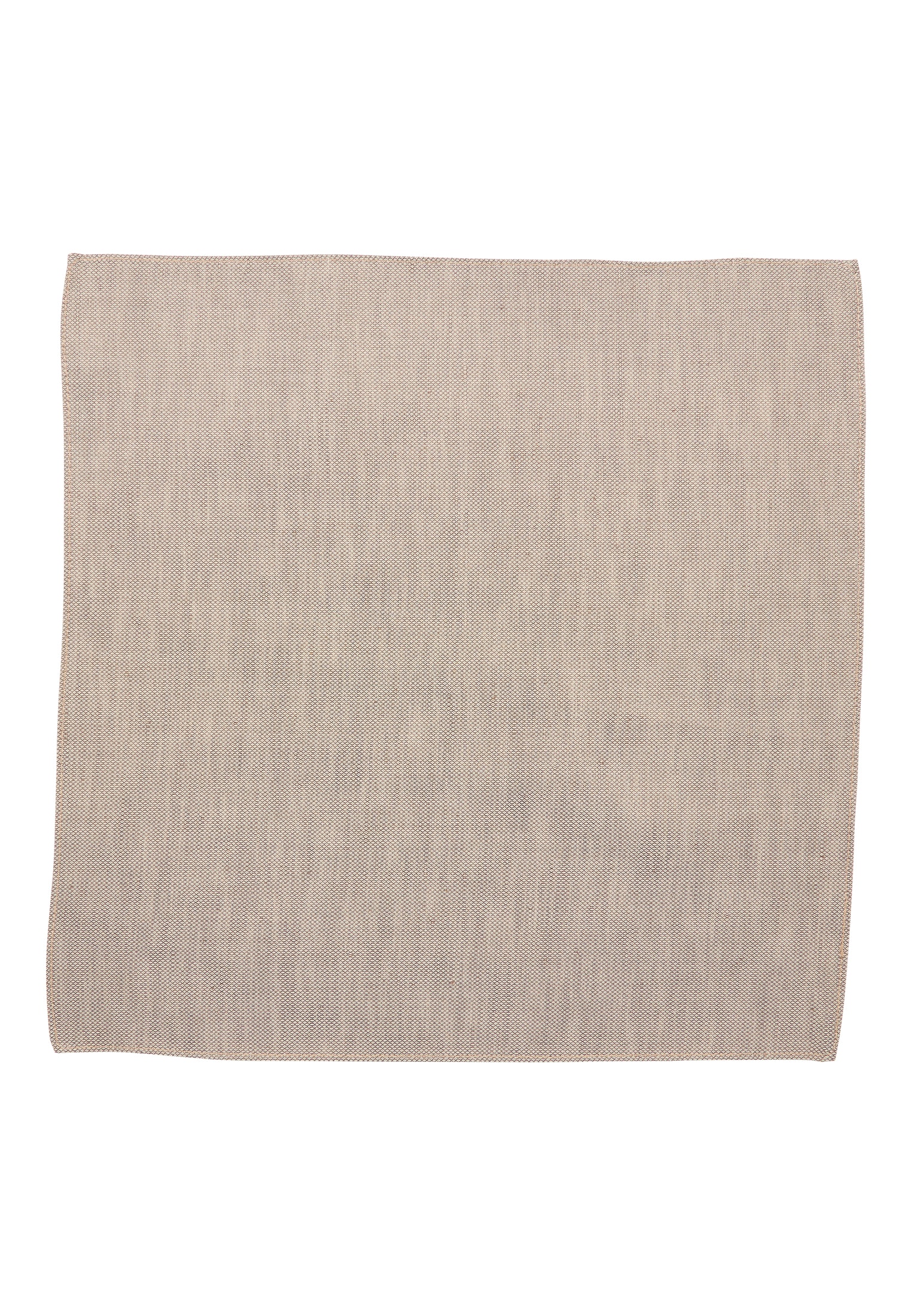 Pocket square in taupe structured